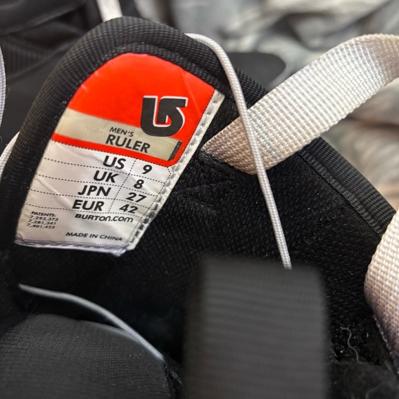 Burton Snowboarding boots. “Ruler”. Size 9. - Picture 5 of 11